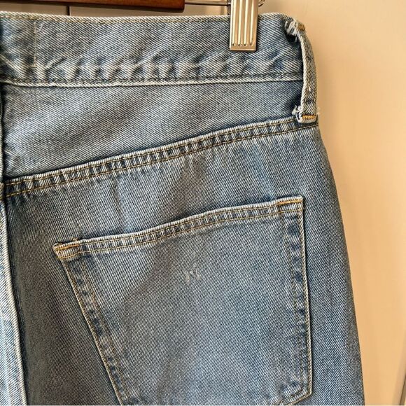 Anthropologie Etica Altin Loose Crop Ithaca Distressed Ripped Jeans Size 29 NWT - Picture 13 of 15